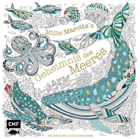 Cover for Millie Marotta · Millie Marotta's Geheimnis des Meeres - Die schönsten Ausmalabenteuer (Paperback Book) (2021)
