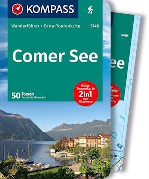 Cover for Franziska Baumann · KOMPASS Wanderführer Comer See, 50 Touren mit Extra-Tourenkarte (Book) (2023)