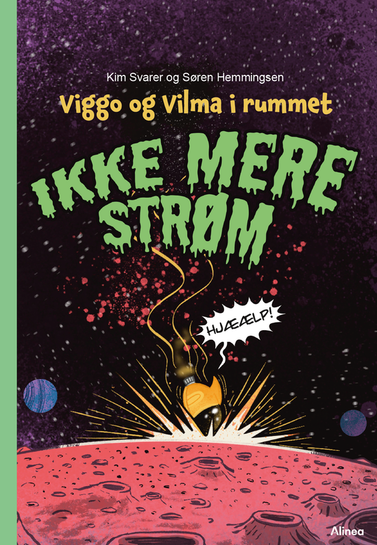 Cover for Søren Hemmingsen · Viggo og Vilma i rummet: Viggo og Vilma i rummet - Ikke mere strøm, Grøn Læseklub (Bound Book) [1st edition] (2025)