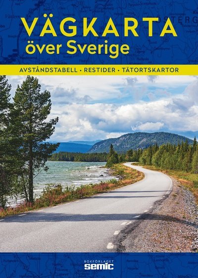 Cover for Bokförlaget Semic · Vägkarta över Sverige (Spiral Book) (2021)