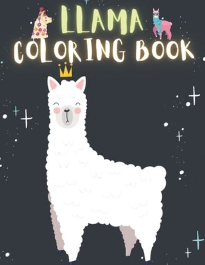 Cover for To The Point · Llama Coloring Book (Paperback Bog) (2020)