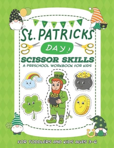 Cover for Mezzo Zentangle Designs · St. Patrick's Day Scissor Skills Preschool Workbook for Kids: A Fun Cutting Practice Activity Book for Toddlers and Kids Ages 3-6 (Paperback Bog) (2021)