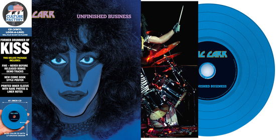 Cover for Eric Carr · Unfinished Business (CD) [Limited Blue Polycarbonate CD edition] (2024)