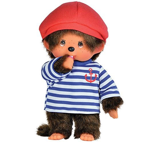 Cover for Figurine · Monchhichi - Sailor - Plush 20cm (Leksaker)