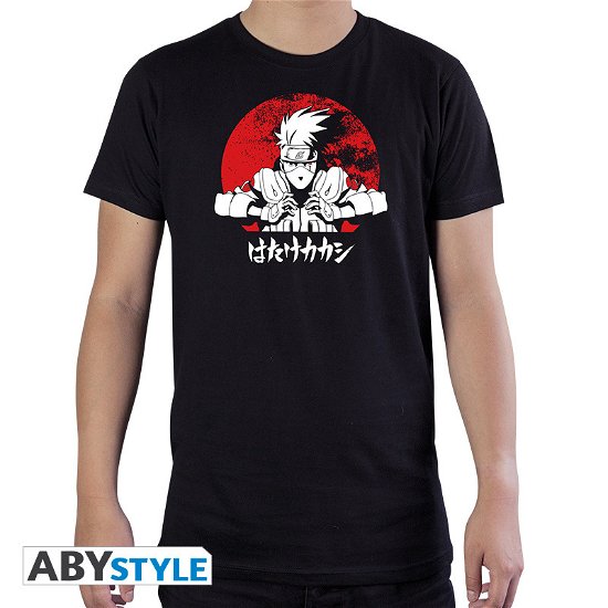 NARUTO SHIPPUDEN - Tshirt Kakashi man SS black - - T-Shirt Männer - Merchandise - ABYstyle - 3665361038733 - 7. februar 2019