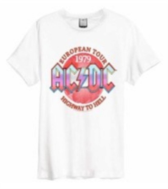 Ac/Dc Vintage 79 Amplified Vintage White Small T Shirt - AC/DC - Marchandise - AMPLIFIED - 5054488494733 - 