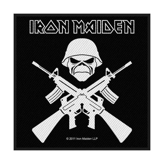 Cover for Iron Maiden · Iron Maiden Standard Woven Patch: Matter Of Life And Death 2011 (Retail Pack) (Patch) [Black edition] (2019)