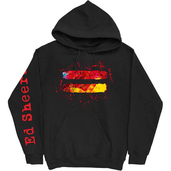 Cover for Ed Sheeran · Ed Sheeran Unisex Pullover Hoodie: Equals (Sleeve Print) (Hoodie) [size M] [Black - Unisex edition]