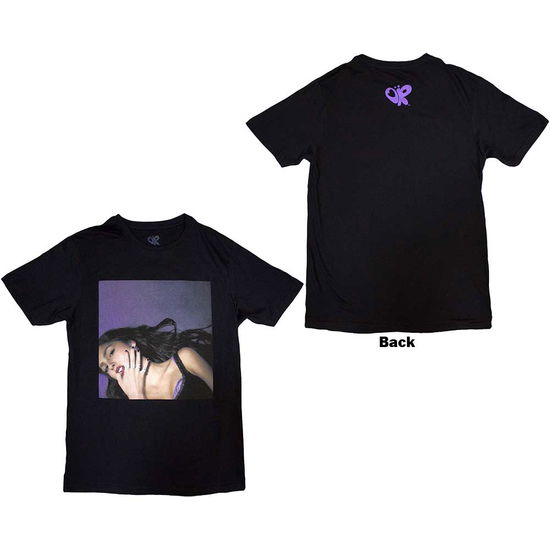 Cover for Olivia Rodrigo · Olivia Rodrigo Unisex T-Shirt: Guts Album Cover (Black) (Back Print) (T-shirt) [size S] (2024)