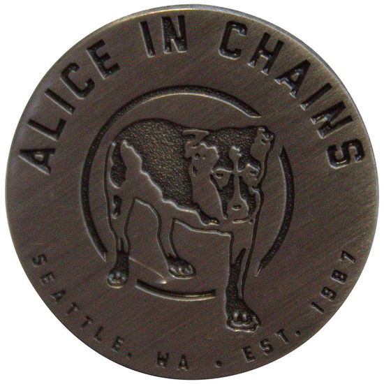 Cover for Alice In Chains · Alice In Chains Pin Badge: Three-Legged Dog (Anstecker) (2024)