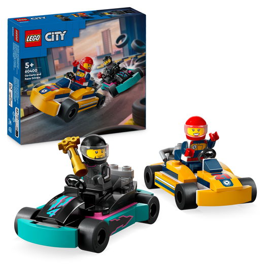 Cover for Lego 60400 City Vehicles Go · Lego 60400 City Vehicles Go-karts And Race Drivers (Toys)