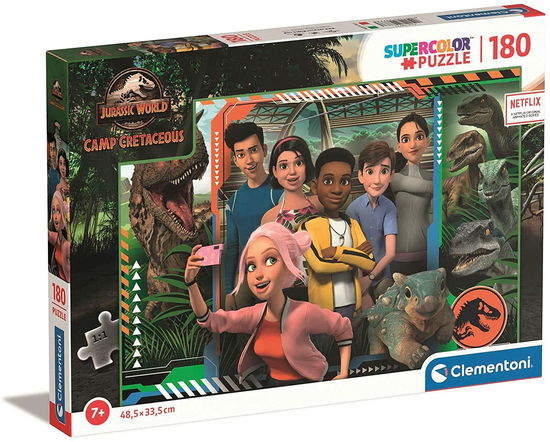 Clementoni Puzzle Made In Italy  Bambini 180 Pezzi Jurassic World Camp Cretaceus - Clementoni - Merchandise - Clementoni - 8005125297733 - 