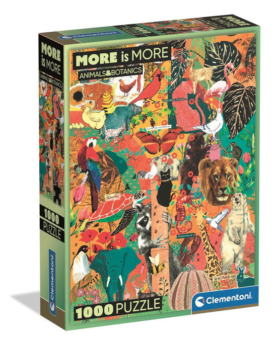 Cover for More Is More · More Is More - Animal &amp; Botanics (Compact Box 1000 stukjes) (GAME) (2025)