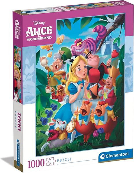 Cover for Disney: Clementoni · Puslespil Disney Alice i eventyrland, 1000 brikker (Jigsaw Puzzle) (2023)