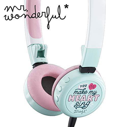 Headphones Bubble Wd Heart - Mr. Wonderful - Produtos - MR WONDERFUL - 8055186273733 - 