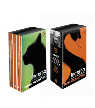Cover for Nassim Nicholas Taleb · Incerto Box Set: Antifragile, The Black Swan, Fooled by Randomness, The Bed of Procrustes, Skin in the Game (Bog) (2019)