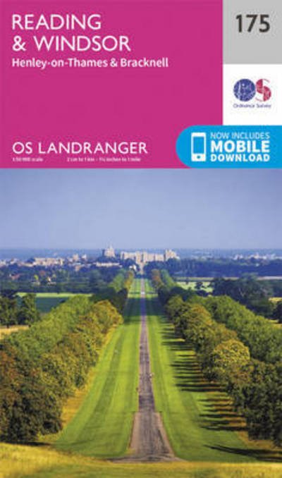 Cover for Ordnance Survey · Reading, Windsor, Henley-on-Thames &amp; Bracknell - OS Landranger Map (Kartor) [February 2016 edition] (2016)