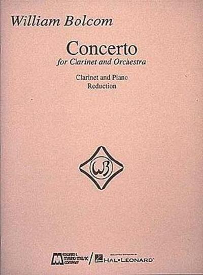 Cover for William Bolcom · William Bolcom - Concerto for Clarinet and Orchestra (Paperback Book) (1995)