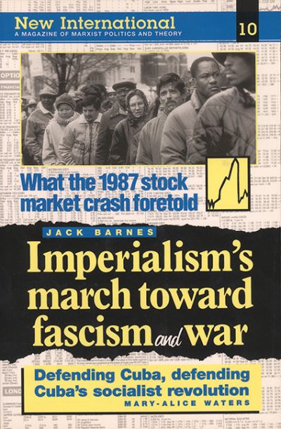 Cover for Jack Barnes · Imperialism's March Toward Fascism and War (New International) (Paperback Book) (1994)