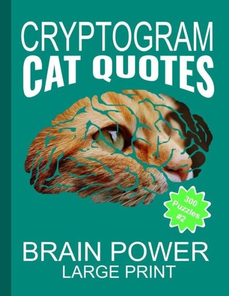 Cover for Sh Puzzle Game Press · Cryptogram Cat Quotes - Large Print (Pocketbok) (2019)