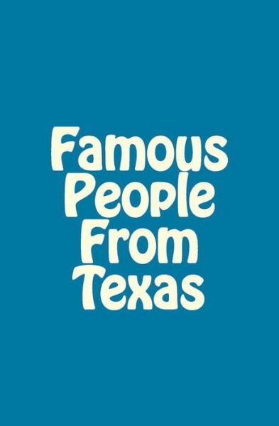 Cover for Danny Davis · Famous People from Texas (Paperback Book) (2011)