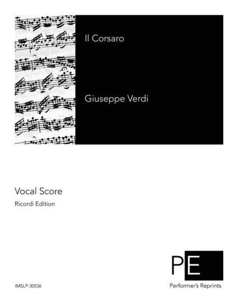 Cover for Giuseppe Verdi · Il Corsaro (Paperback Bog) (2015)