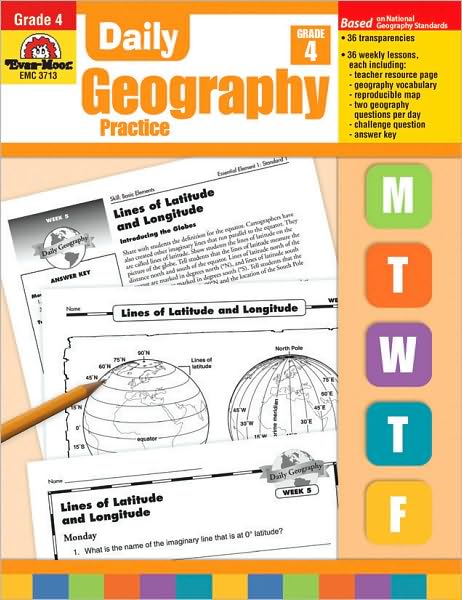 Cover for Sandi Johnson · Daily Geography Practice Grade 4: Emc 3713 (Taschenbuch) (2004)