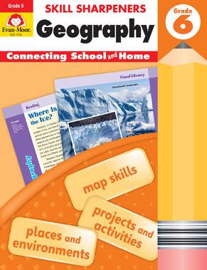 Cover for Evan-Moor Educational Publishers · Skill Sharpeners Geography, Grade 6 (Paperback Book) (2018)