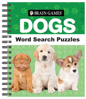 Cover for Publications International Ltd · Brain Games - Dogs Word Search Puzzles (Spiralbuch) (2021)