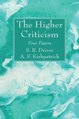 Cover for Samuel R. Driver · Higher Criticism (Book) (2022)