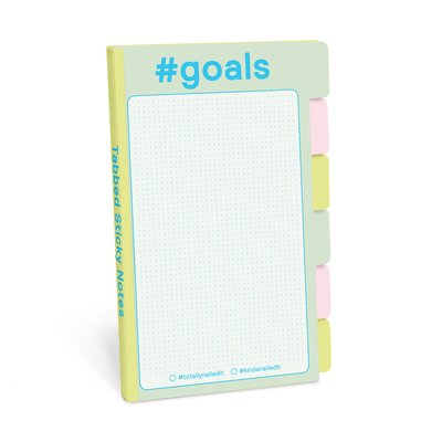 Cover for Knock Knock · Knock Knock #Goals Tabbed Sticky Notes (Print) (2021)