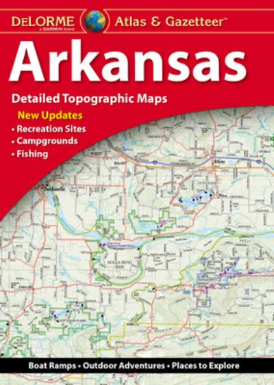 Cover for Garmin International · Arkansas Atlas &amp; Gazetteer (Book) (2023)