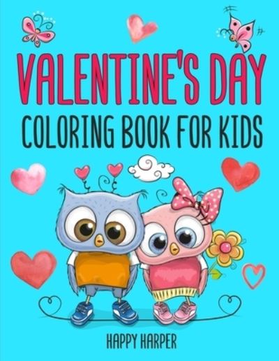 Cover for Harper Hall · Valentine's Day Coloring Book (Paperback Book) (2020)