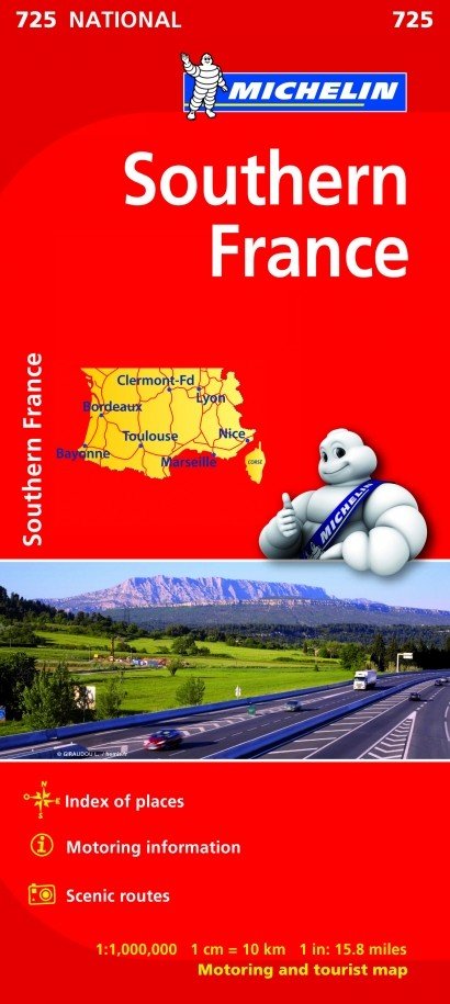 Cover for Michelin · Michelin National Maps: Southern France (Gebundenes Buch) (2019)