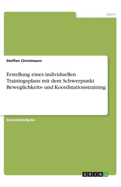 Cover for Christmann · Erstellung eines individuell (Book)