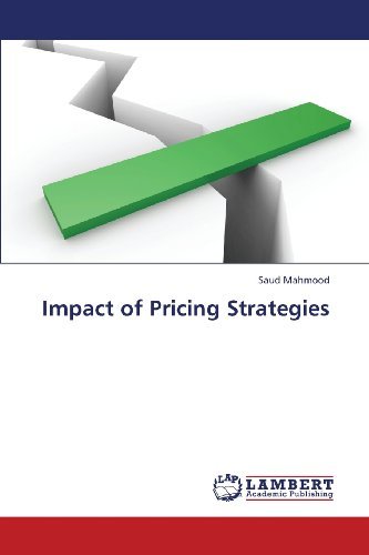 Cover for Saud Mahmood · Impact of Pricing Strategies (Taschenbuch) (2013)
