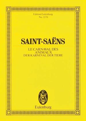 Carnevale Degli Animali (Aprahamian) - Camille Saint-Saëns - Książki - Schott Musik International GmbH & Co KG - 9783795766733 - 1 września 1985