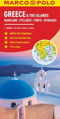 Cover for Marco Polo · Greece and Greek Islands Marco Polo Map - Marco Polo Maps (Map) (2021)