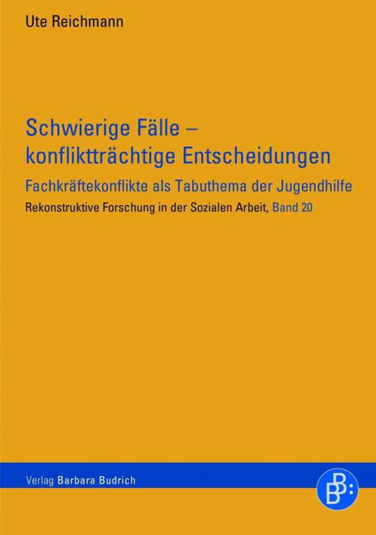 Cover for Reichmann · Schwierige Fälle - konflikttr (Book)