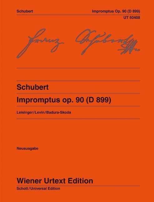 Impromptus - Schubert - Livros - Wiener Urtext Edition, Musikverlag Gesmb - 9783850557733 - 1 de julho de 2015