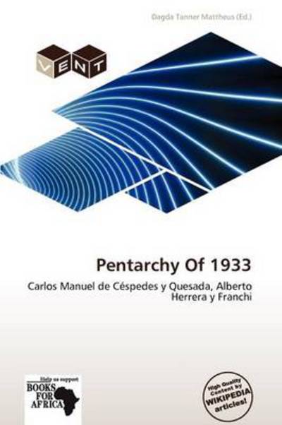 Cover for Dagda Tanner Mattheus · Pentarchy Of 1933 (Book) (2011)