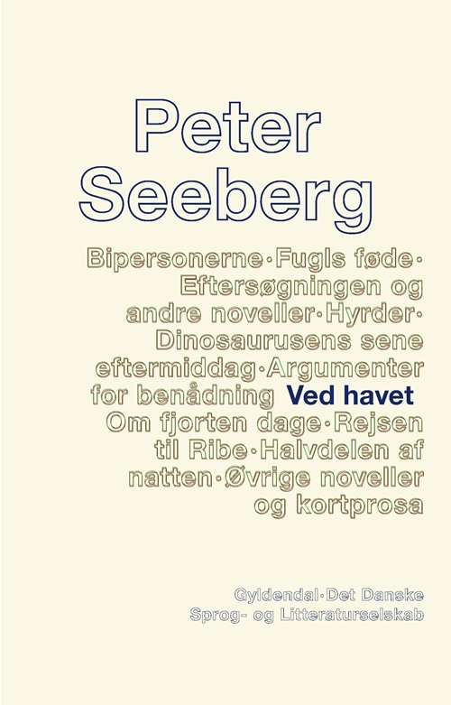 Cover for Peter Seeberg · Ved havet (Sewn Spine Book) [1st edition] (2019)