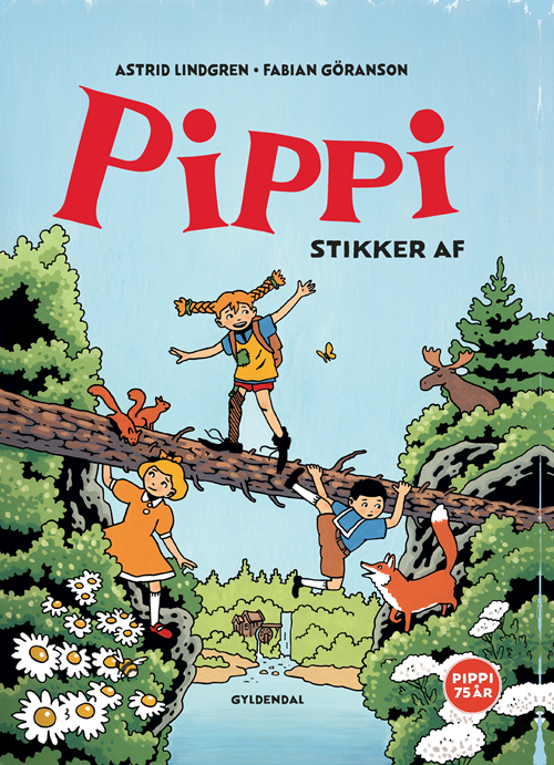 Cover for Astrid Lindgren; Fabian Göranson · Astrid Lindgren: Pippi stikker af (Bound Book) [1º edição] (2020)