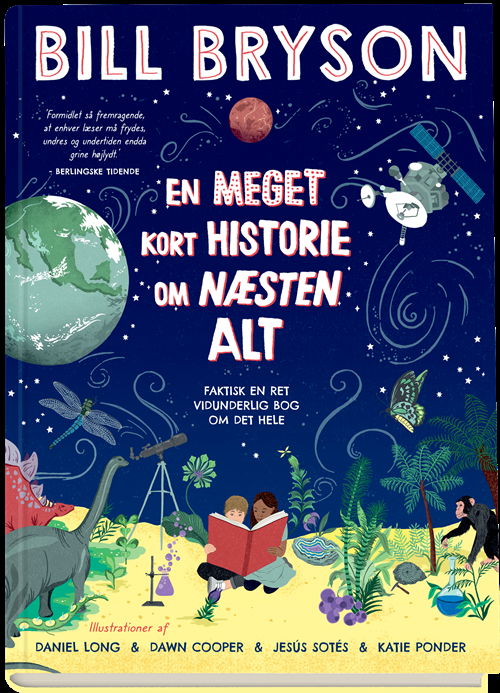 Cover for Bill Bryson · En meget kort historie om næsten alt (Indbundet Bog) [1. udgave] (2021)