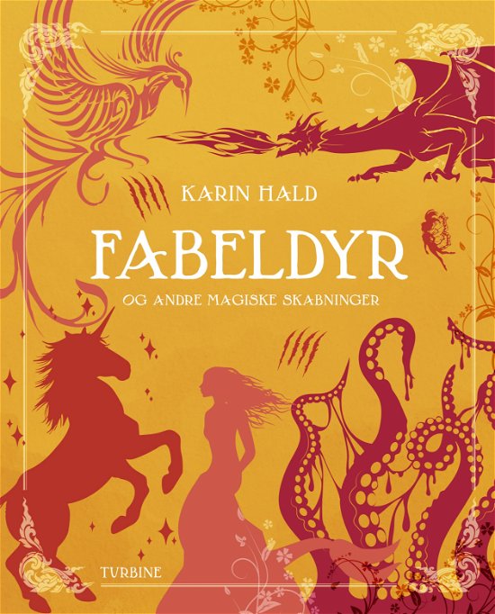 Cover for Karin Hald · Fabeldyr og andre magiske skabninger (Hardcover Book) [1. Painos] (2022)