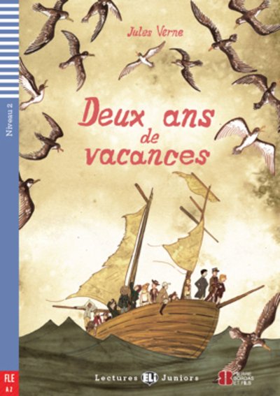 Cover for Jules Verne · Teen ELI Readers - French: Deux ans de vacances + downloadable audio (Paperback Book) (2016)