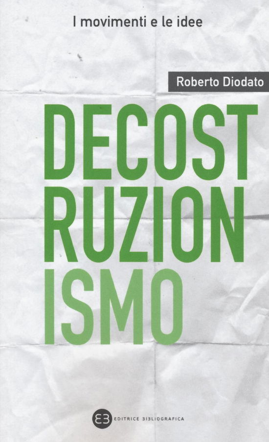 Cover for Roberto Diodato · Decostruzionismo (Book)