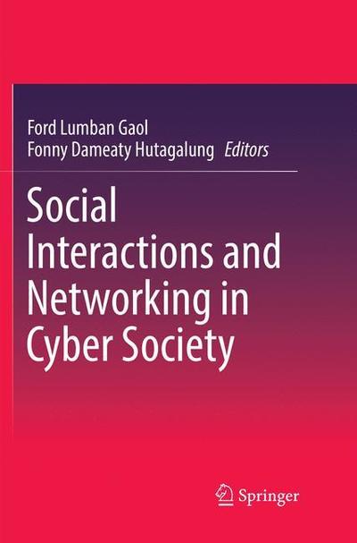 Social Interactions and Networking in Cyber Society - - Books - Springer Verlag, Singapore - 9789811350733 - December 12, 2018