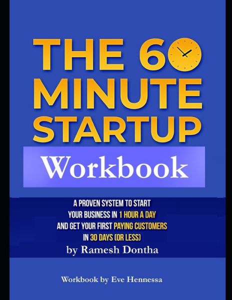 Cover for Ramesh Dontha · The 60 Minute Startup Companion Workbook (Paperback Book) (2020)