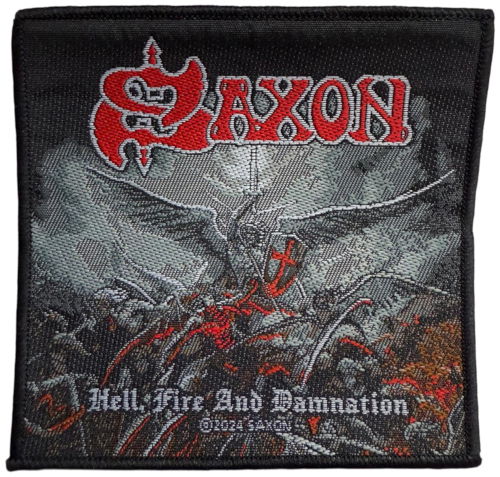 Cover for Saxon · Patch Hell, Fire And Damnation (9,7 x 9,9 cm) (MERCH) (2025)